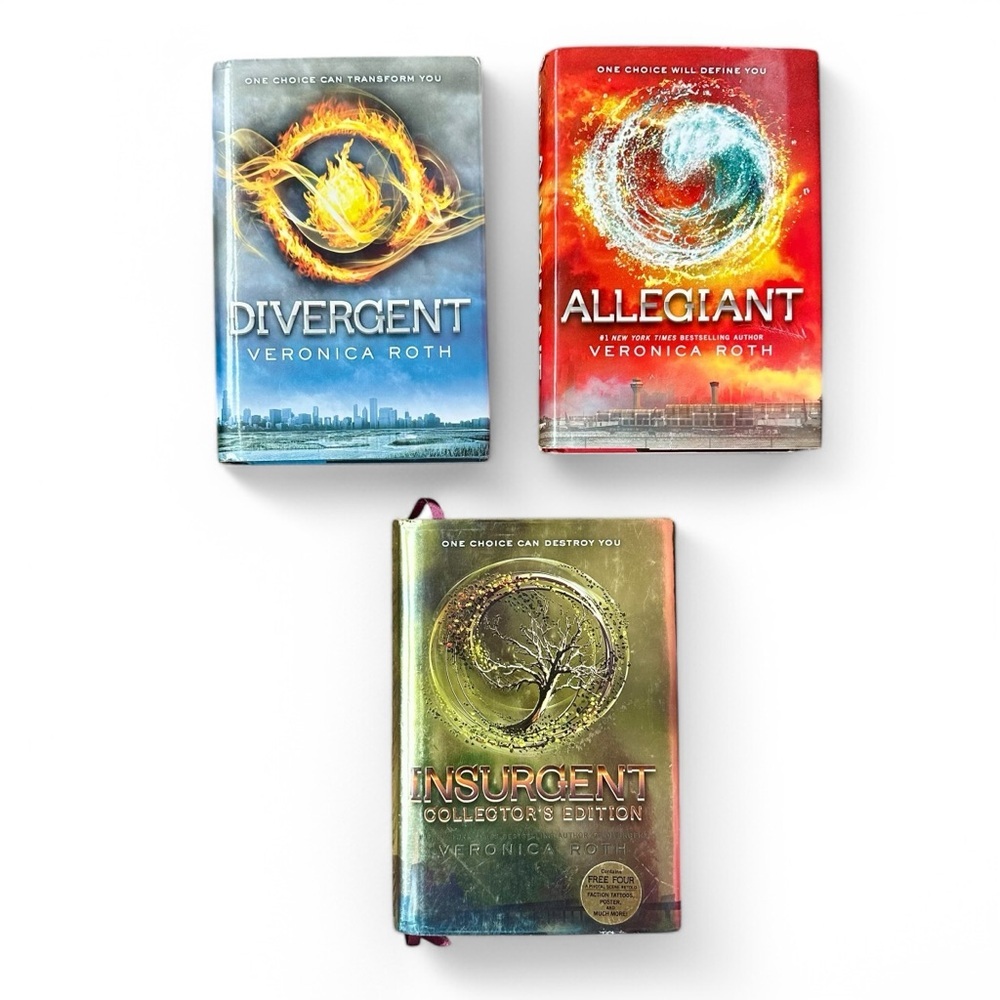 Divergent, Allegiant, & Insurgent by Veronica Roth